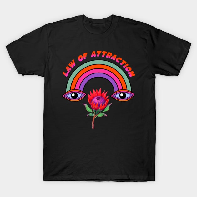 Law Of Attraction - Manifesting T-Shirt by ak3shay